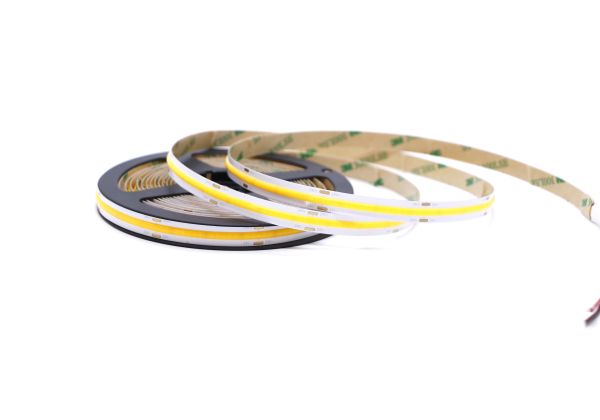 12V/24V Tunable White 2700K-6500K 576 LEDs/M Ra>90 FCOB LED Strip Light